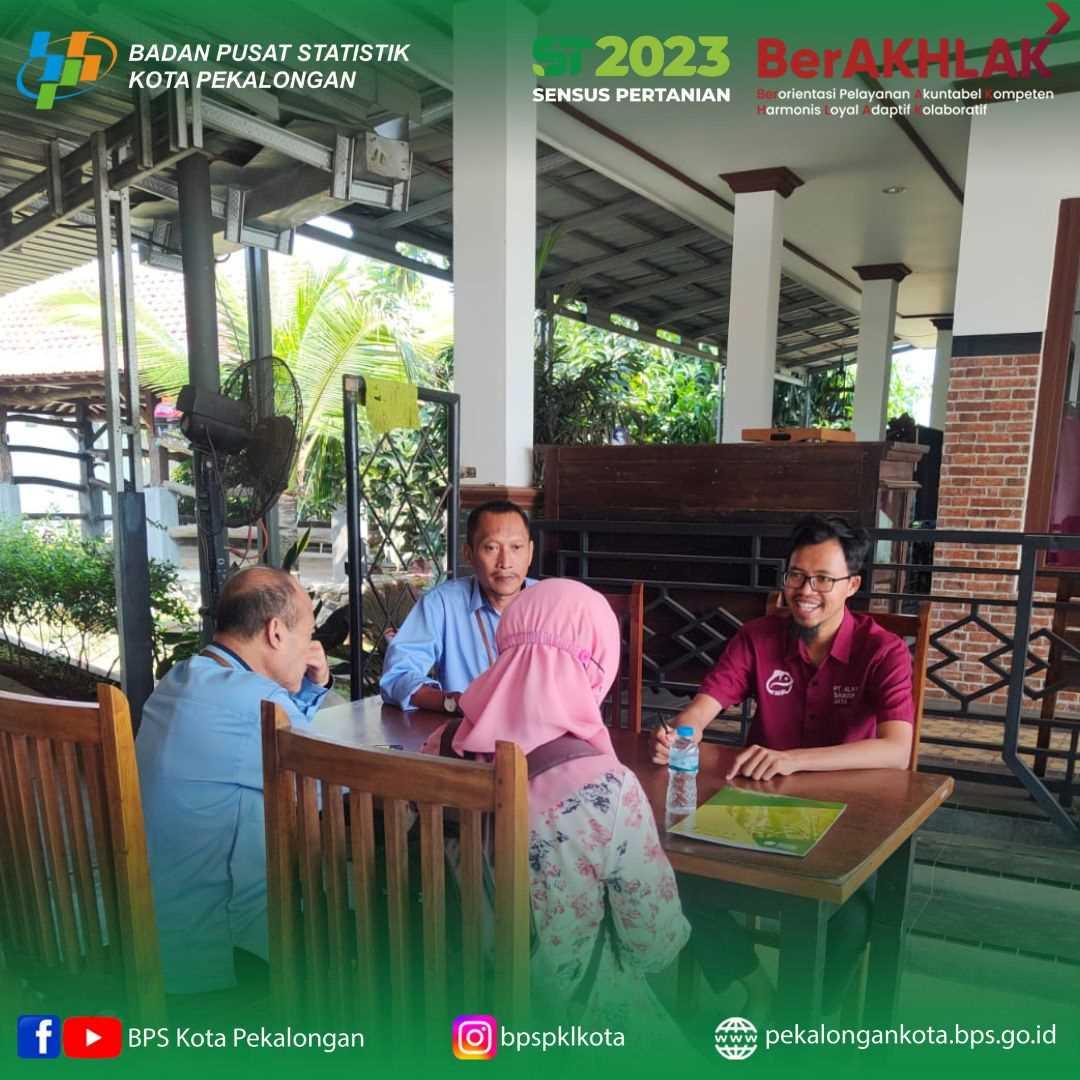 Supervisi Pendataan UPB dan UTL Sensus Pertanian 2023