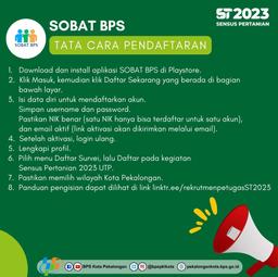 Procedure for registering a SOBAT BPS account