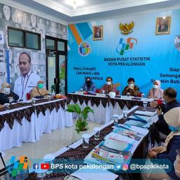 Evaluasi lapangan pembangunan ZI satker BPS kota Pekalongan