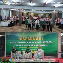 Diseminasi Hasil Sensus Pertanian 2023 (ST2023) Tahap I Kota Pekalongan