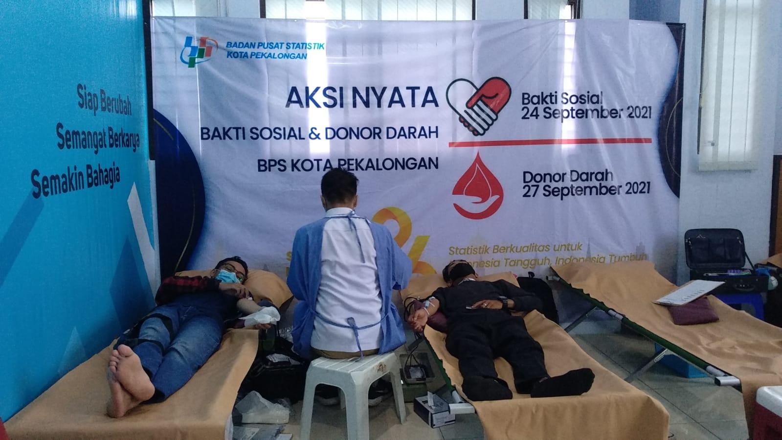 AKSI NYATA Bakti Sosial dan Donor Darah.