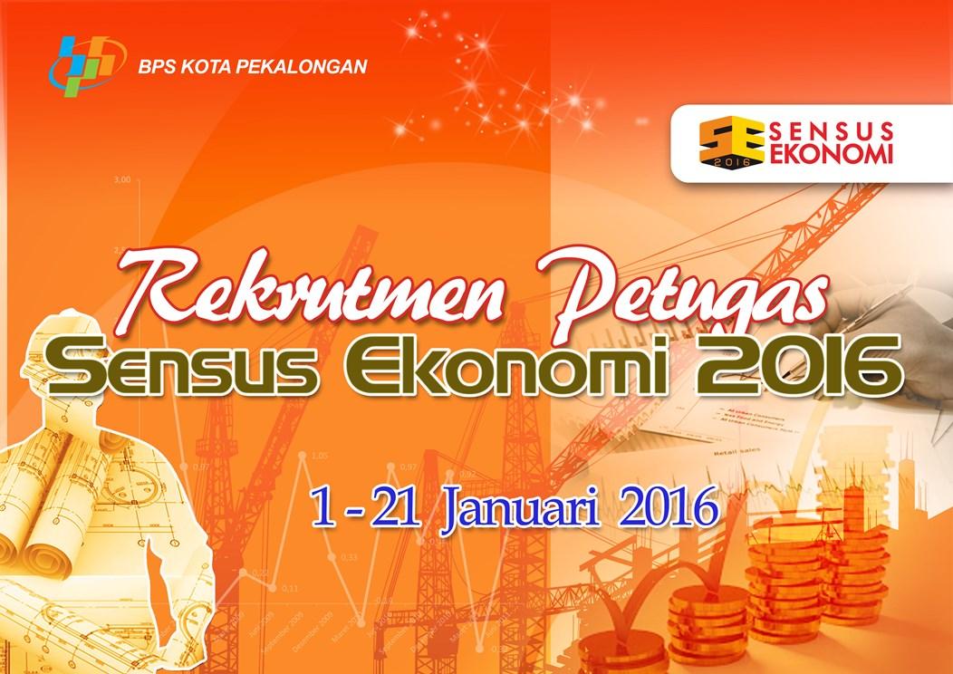 Rekrutmen Petugas SE2016 BPS Kota Pekalongan