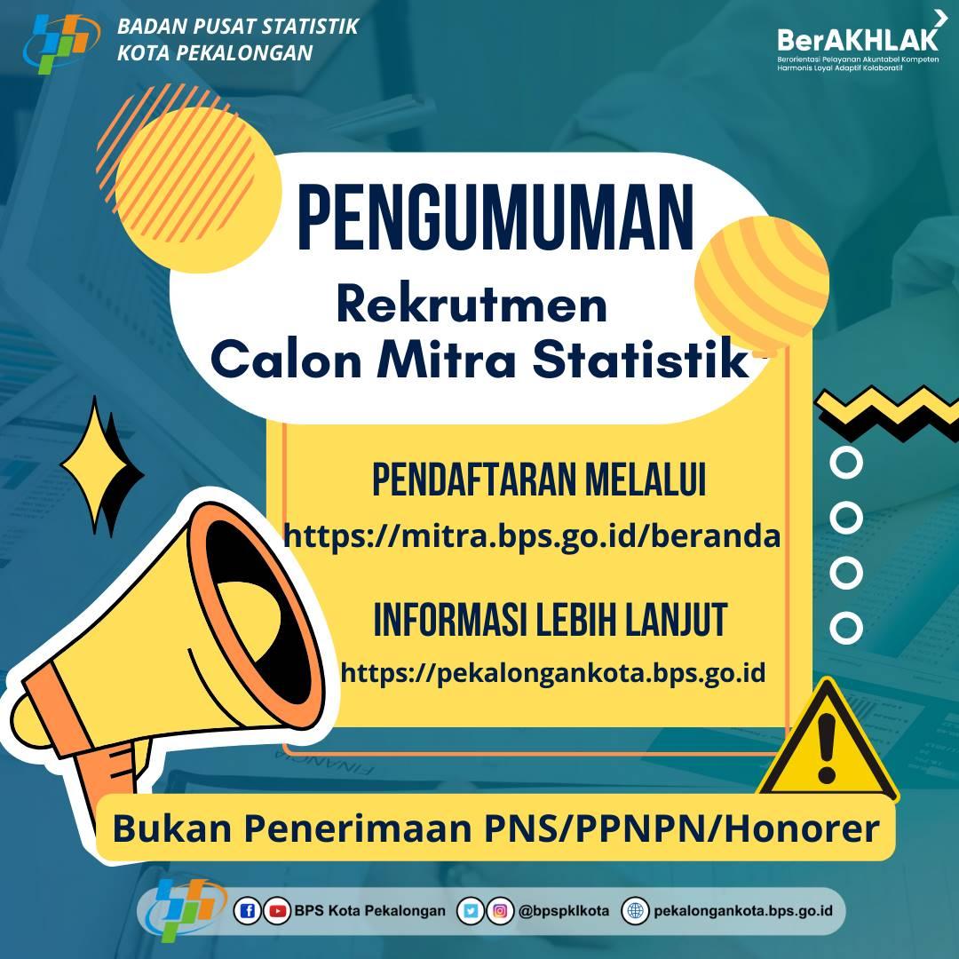 Rekrutmen Calon Mitra Statistik