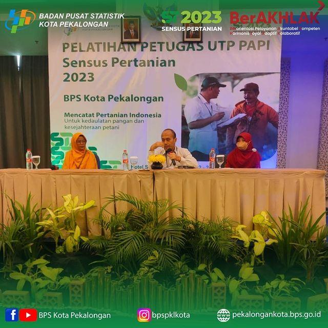 Pelatihan PetugasSensus Pertanian 2023 Kota Pekalongan