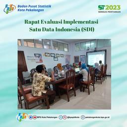 Rapat Evaluasi Implementasi Satu Data Indonesia (SDI)