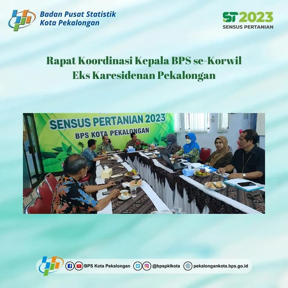 Rakor Kepala BPS Wilayah Eks-Karesidenan Pekalongan