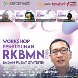 BPS Kota Pekalongan Ikuti Workshop Penyusunan RKBMN Tahun 2026 Secara Daring